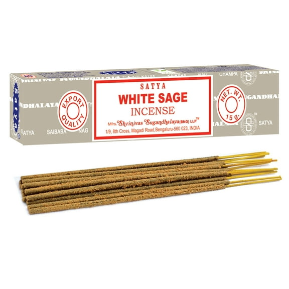 Nag Champa Authentic SATYA SAI Baba Incense Sticks (White Sage)