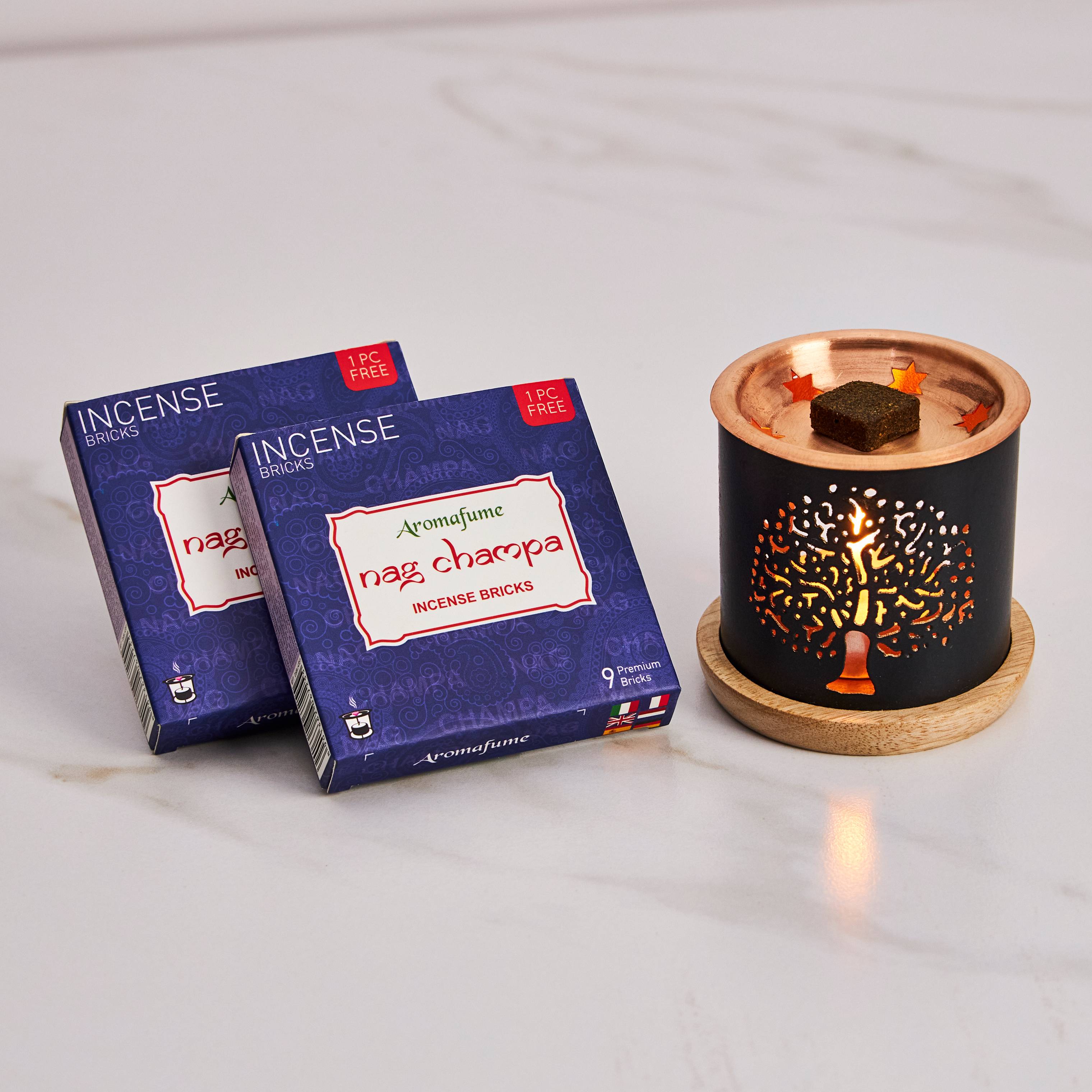 Zhuge 11 Pcs Set Incense Powder Burner Kit DIY Backflow Tower Incense