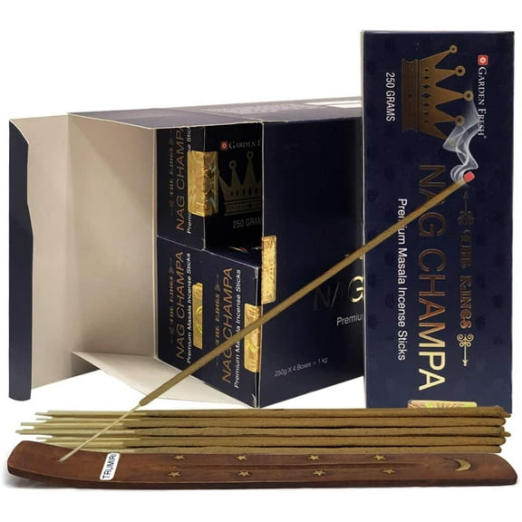 Nag Champa Incense Sticks 250G And Incense Stick Holder Bundle Insence
