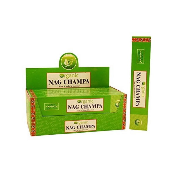 Nag Champa Organic Incense Sticks, Nandita Incense