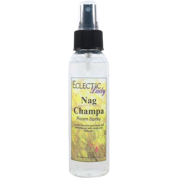 Nag Champa Room Spray by Eclectic Lady, 2 Ounces, Fragrant Aromatic Room Mist For Home, Room, Office