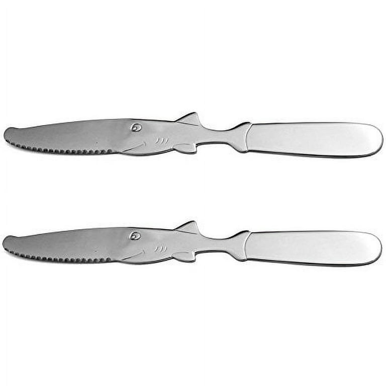 Nagao Petit Marine Stainless Steel Cutlery Shark Knife Set of 2 Made in  Japan 