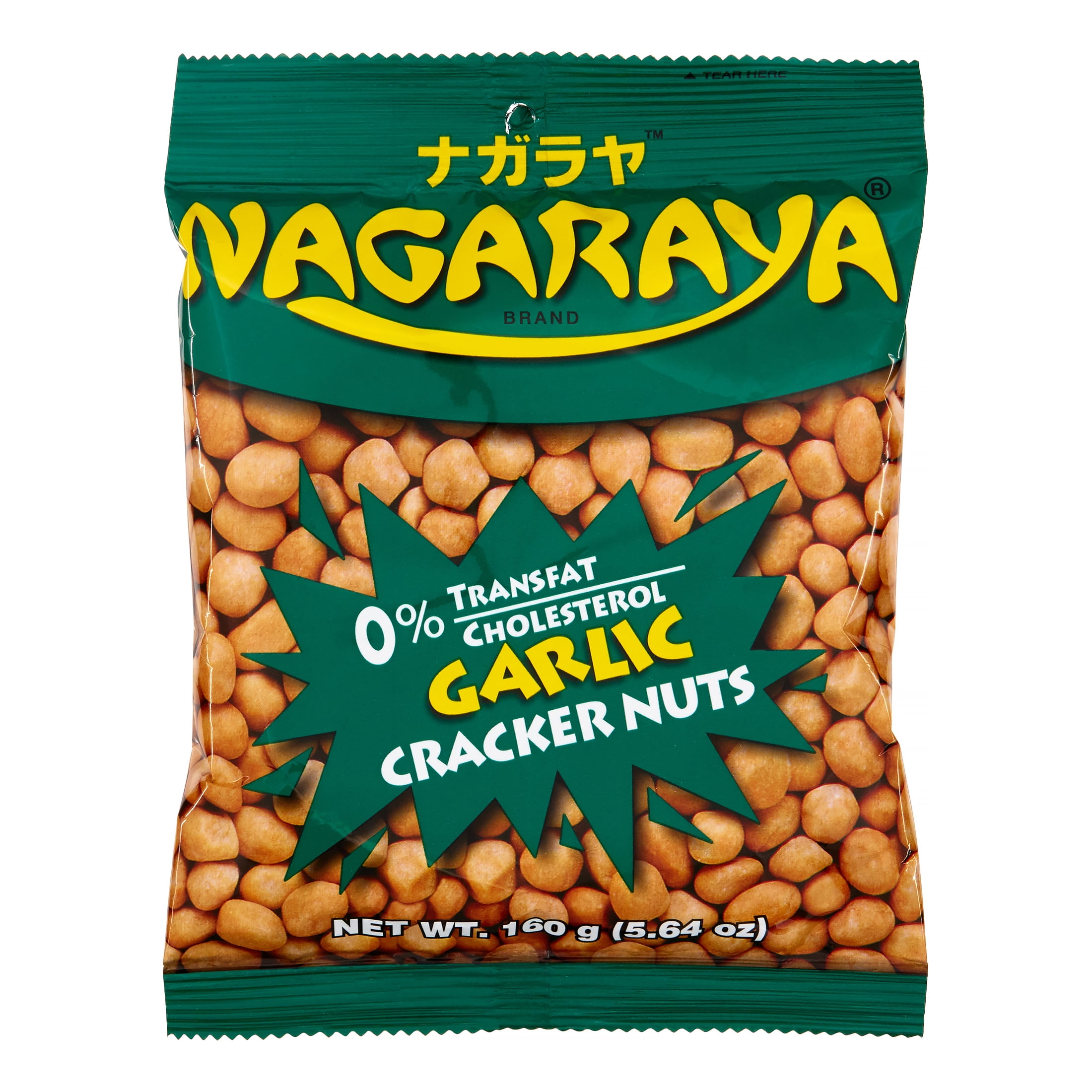 Nagaraya Cracker Nuts-Garlic, 5.6 Ounce
