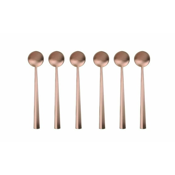 Nagasaki Coffee Spoons in Matte Copper SET OF 6, RETAIL $96.99