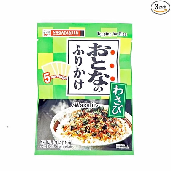 Nagatanien Otona-No Furikake Wasabi 0.4oz