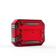 thumbnail image 1 of Nagebee Case for AirPods Pro (2019), Protective Heavy Duty Armor Hard PC and Soft TPU Defender Earbuds Case Cover Skin with Carabiner Keychain Clip (Red), 1 of 7