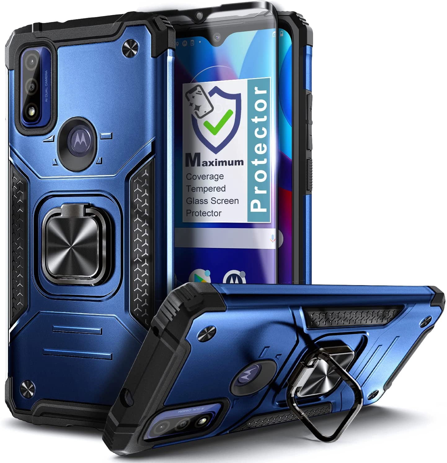 NZND Case For Motorola Moto G Pure (2021) With [Built-in - Foto 7