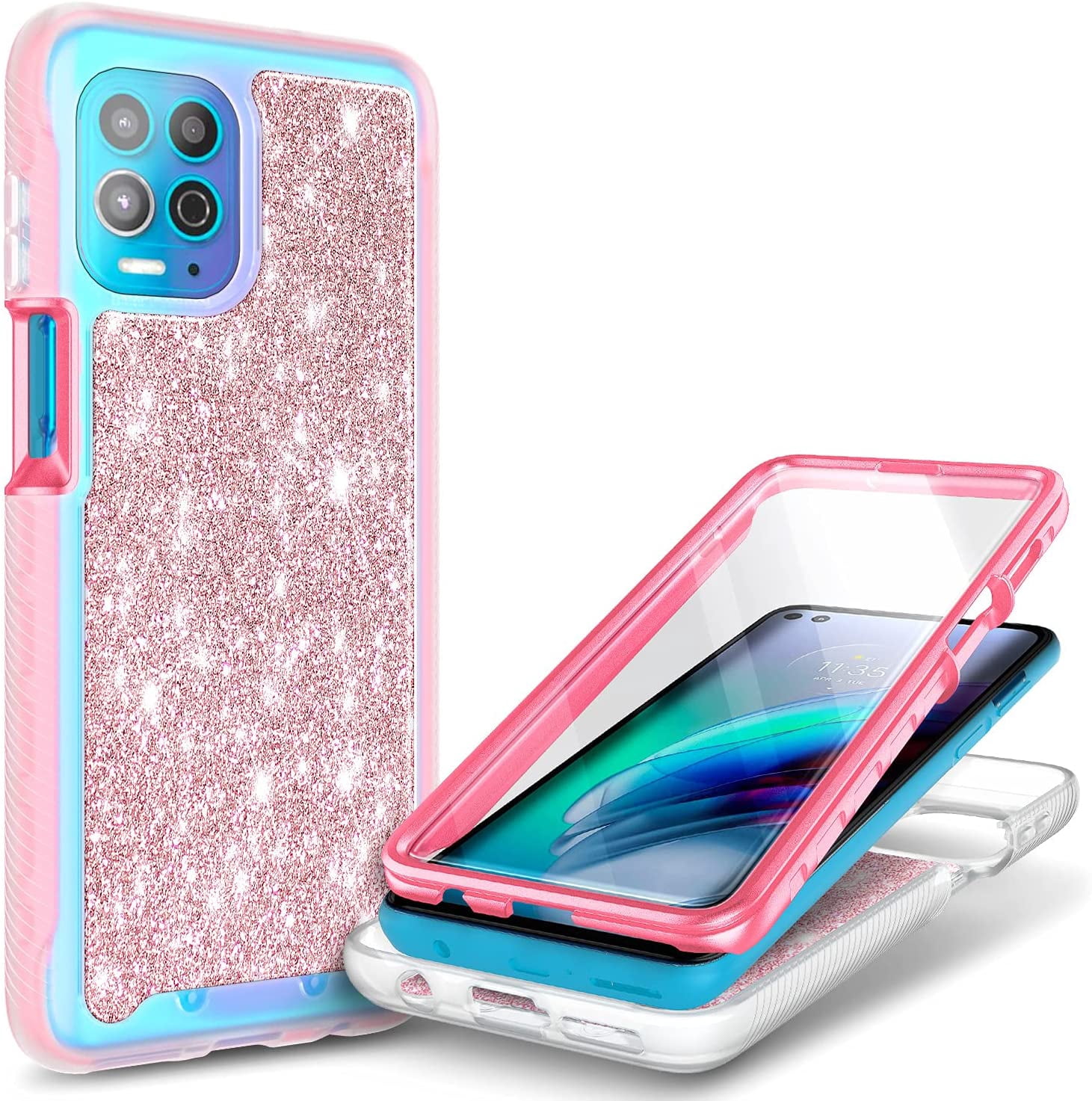 Funda De Uso Rudo Anticaída Para Motorola Moto G100 / Edge S | Meses