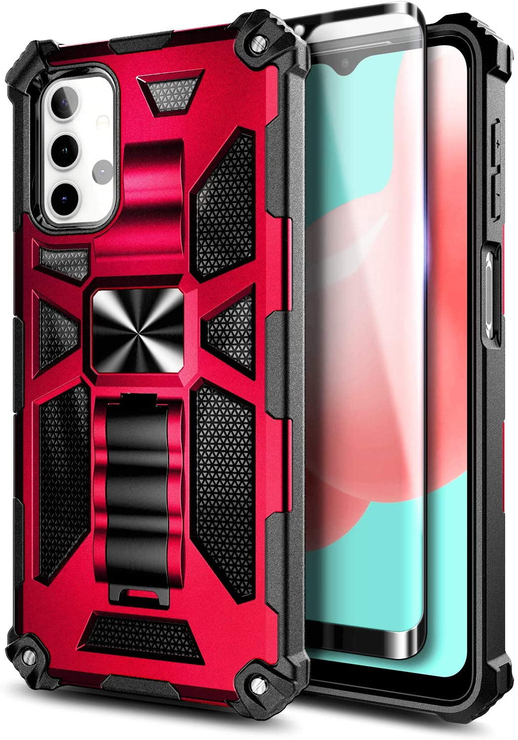 Nagebee Case for Samsung Galaxy A32 5G with Tempered Glass
