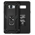 thumbnail image 1 of Nagebee Case for Samsung Galaxy S8 with Screen Protector (Soft Full Cover Caseage), Military Armor [Magnetic Ring Holder & Kickstand] Shockproof Protective Cover Case (Black), 1 of 5