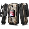 thumbnail image 1 of Nagebee Case for Alcatel Go Flip 4 / TCL Flip Pro with HD Screen Protector (Soft), Belt Clip Holster Shell, Ultra Slim Thin Cover Case (Camo), 1 of 5