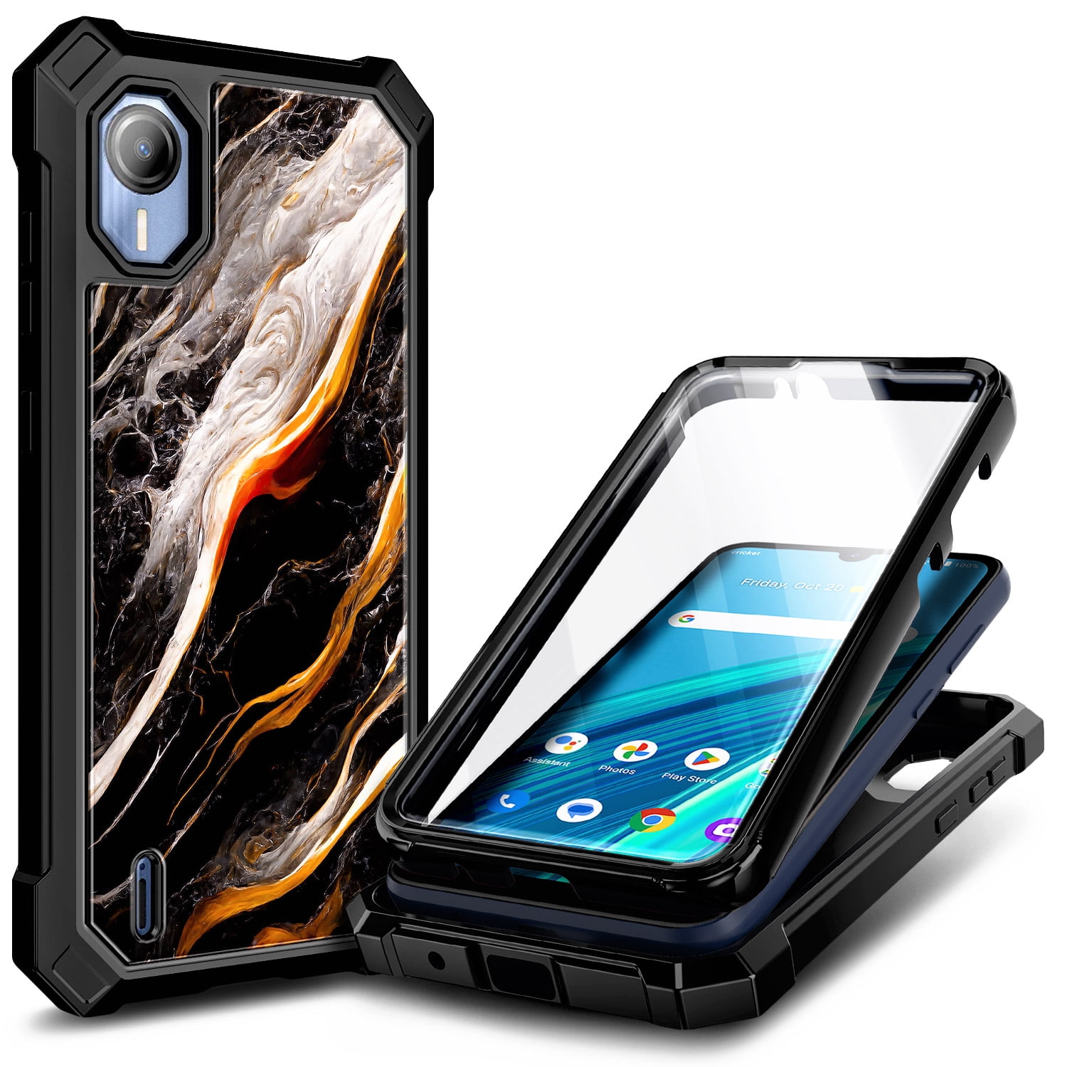 Nagebee Compatible with Cricket Debut S2 / AT&T Calypso 4 Case with