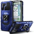 thumbnail image 1 of Nagebee For Blu View 5 (B160V) Phone Case Built-In Kickstand Screen Protector Magnetic Car Mount Ring Holder Case Cover, 1 of 6