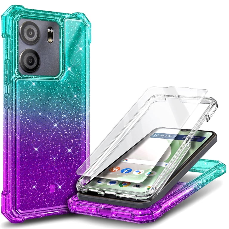 Nagebee For Blu View 5 (B160V) Phone Case with Screen Protector Full-Body  Protective Shockproof Rugged Bumper Phone Cover
