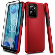 Nagebee For Nokia HMD Vibe (N159V TA-1590) Phone Case Tempered Glass Screen Protector Hybrid Dual-Layer Full-Body Protective Shockproof Rugged Dependable Phone Cover