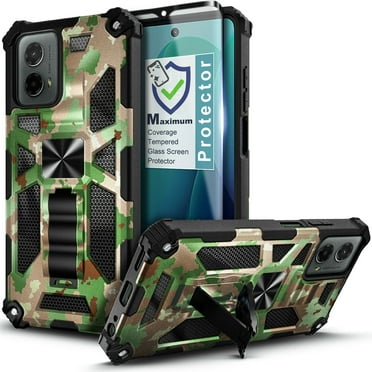 Nagebee For Motorola Moto G 5G 2024 Phone Case Built-In Kickstand Screen Protector Heavy-Duty Protective Shockproof Moto G 5G 2024 Phone Cover (NOT STYLUS or POWER or PLAY)