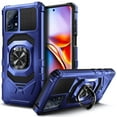 thumbnail image 1 of Nagebee Phone Case Compatible for Motorola Edge+ Plus (2023), Full-Body Protective [Military-Grade] Magnetic Car Mount Ring Holder Durable Cover Case (Blue), 1 of 7