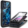 thumbnail image 1 of Nagebee Phone Case Compatible for Motorola Moto G 5G (2022) with [Built-in Screen Protector], Full-Body Protective Shockproof Rugged Bumper Cover, Impact Resist Durable Case (Sapphire), 1 of 5