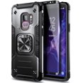 thumbnail image 1 of Nagebee Phone Case Compatible for Samsung Galaxy S9 with Screen Protector (Soft 3D Full Coverage), Full-Body Protective [Military-Grade], Magnetic Car Mount Ring Holder, Heavy-Duty Durable (Black), 1 of 7