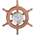 thumbnail image 1 of Nagina International 30" Captain's Nautical Ship Wheel Clock, 1 of 1