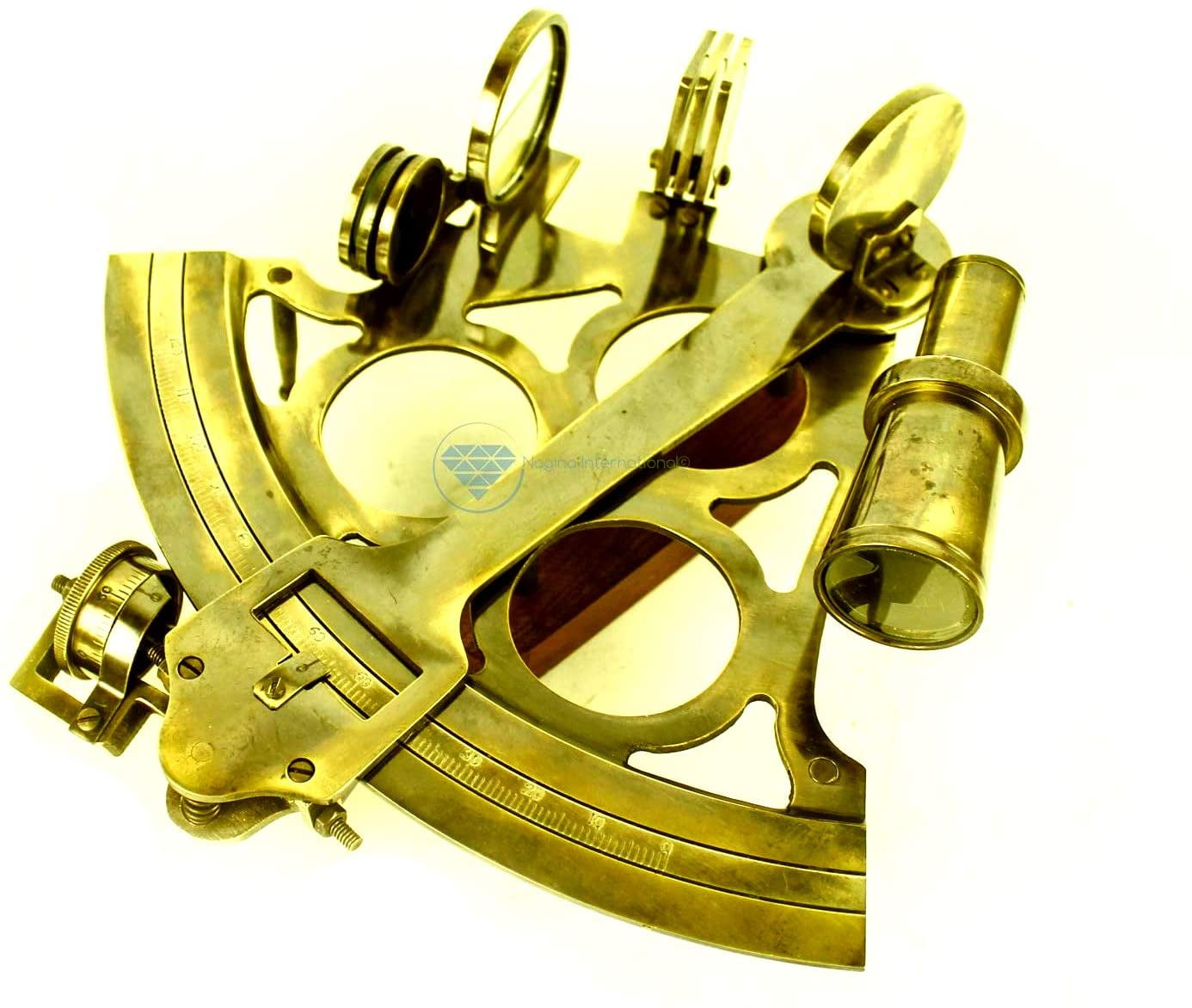Antique Brass Nautical Sextant Maritime Astrolabe Marine for Office &  Gifitng Item Rustic Vintage Home Decor Gifts