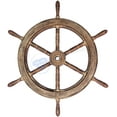 thumbnail image 1 of Nagina International Classic Antique Golden Pirate's Boat Ship Wheel | Wall Decor | Sea Gift (30 Inches), 1 of 4
