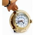 thumbnail image 1 of Nagina International Nautical Boat's Porthole Time & Tide Clock | Maritime Brass Ship's Decor (9 Inches), 1 of 6