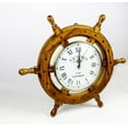 thumbnail image 1 of Nagina International Nautical Premium Clock Wheel | Maritime Home Decor (16 Inches), 1 of 6