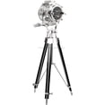 thumbnail image 1 of Nagina International Nautical Retro Classic Theater Collectible Steel Tripod Searchlight Lamp | Movie Props Authentic Nautical Floor Lamp Light with Heavy Large | Living Room Spot Light Lamp, 1 of 6