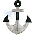 thumbnail image 1 of Nagina International Navy Green Grey Pine Wood Nautical Home Decor | Coastal Maritime Gift (18 x 12 x 1.5 Inches), 1 of 1