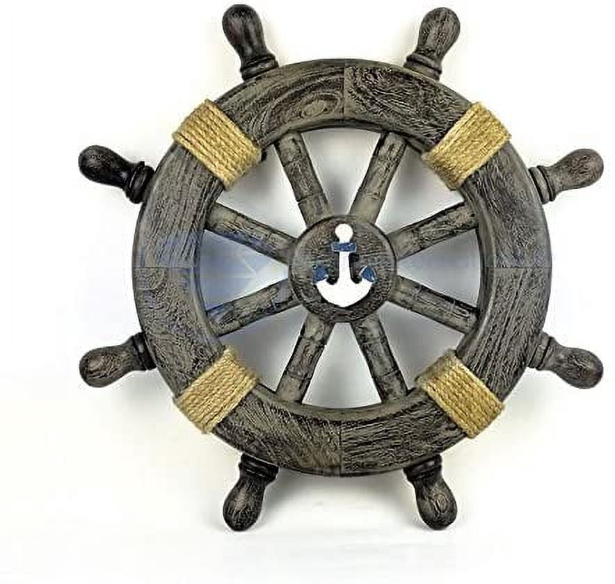 Nagina International Rustic Grey Nautical Vintage Themed Classic Wooden ...