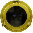 thumbnail image 1 of Nagina International Vintage Nautical Pirate Ship Porthole Mirrors in Powder Coated Aluminum | Exclusive Wall Decor Accent (15 inch, Antique Brass), 1 of 6