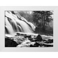 thumbnail image 1 of Nagler, Monte 32x25 White Modern Wood Framed Museum Art Print Titled - Bond Falls and Rocks, 1 of 4