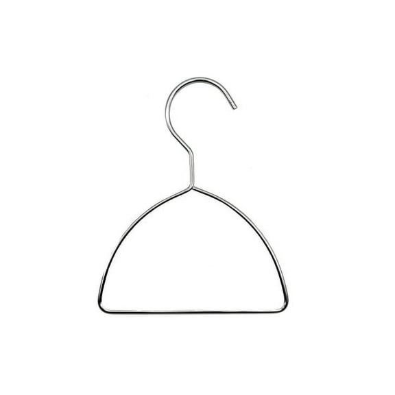 Nahanco Accessory Hanger, Chrome Metal, 7 X 5.9, 100 Per Carton