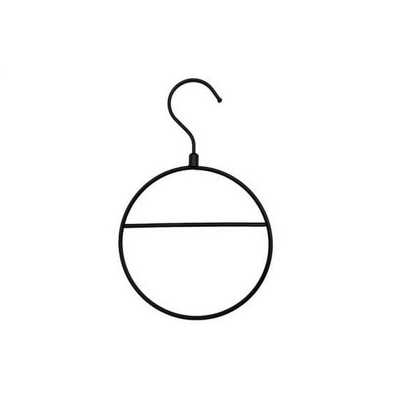 Nahanco Accessory Hanger, Matte Black Metal, 9.5 X 5.9, 10 Per Carton