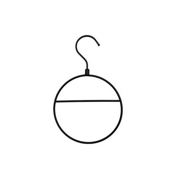 Nahanco Accessory Hanger, Matte Black Metal, 9.5 X 5.9, 100 Per Carton