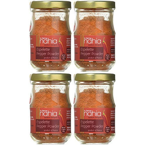 Nahia Espelette Red Pepper Powder AOP, 1.58 oz 4 Pack