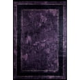 thumbnail image 1 of Nahodka Purple Framed Polyester Area Rugs for Living Room Washable Rugs Boho Moroccan Area Rug Soft Geometric Bohemian Distressed Indoor Rug for Bedroom Dining Room Office Foldable Nonslip Rug, 1 of 9
