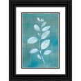 thumbnail image 1 of Nai, Danhui 11x14 Black Ornate Wood Framed with Double Matting Museum Art Print Titled - Cool Leaves II, 1 of 4
