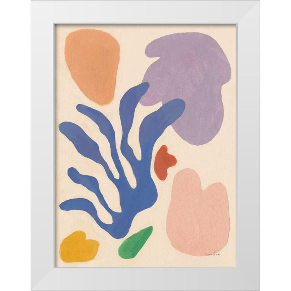 Nai, Danhui 11x14 White Modern Wood Framed Museum Art Print Titled - Honoring Matisse Warm