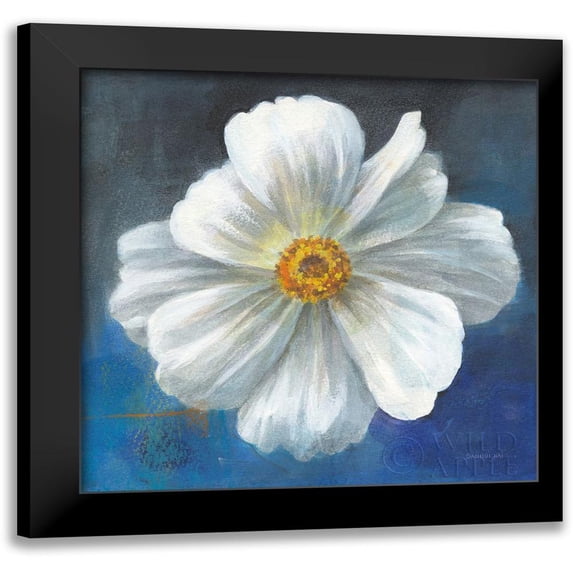 Nai, Danhui 12x12 Black Modern Framed Museum Art Print Titled - Boldest Bloom I