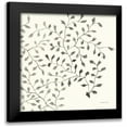 thumbnail image 1 of Nai, Danhui 12x12 Black Modern Framed Museum Art Print Titled - Ink Leaf III, 1 of 5