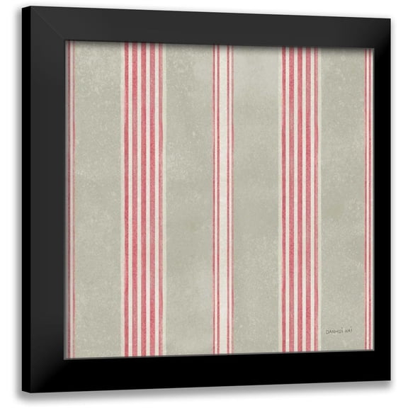 Nai, Danhui 12x12 Black Modern Framed Museum Art Print Titled - Maison Des Fleurs Pattern IVA