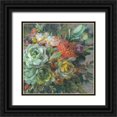 thumbnail image 1 of Nai, Danhui 12x12 Black Ornate Wood Framed with Double Matting Museum Art Print Titled - Exotic Bouquet, 1 of 4