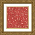 thumbnail image 1 of Nai, Danhui 12x12 Gold Ornate Wood Framed with Double Matting Museum Art Print Titled - Kitchen Floursack Pattern IIB, 1 of 4