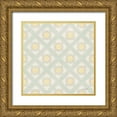 thumbnail image 1 of Nai, Danhui 12x12 Gold Ornate Wood Framed with Double Matting Museum Art Print Titled - Maison Des Fleurs Pattern IIC, 1 of 4