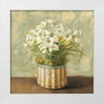 thumbnail image 1 of Nai, Danhui 12x12 White Modern Wood Framed Museum Art Print Titled - Hatbox Freesia - Wag, 1 of 4
