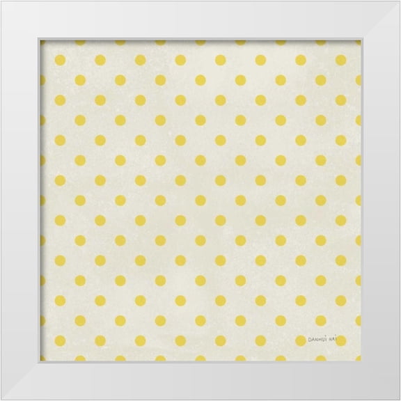 Nai, Danhui 12x12 White Modern Wood Framed Museum Art Print Titled - Maison Des Fleurs Pattern IIID