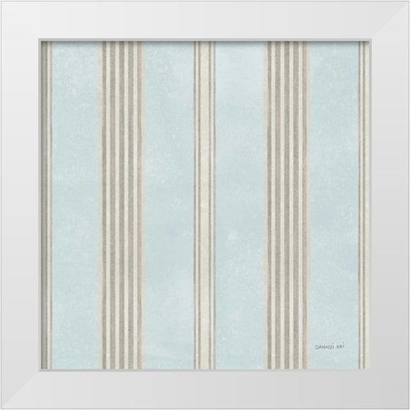 Nai, Danhui 12x12 White Modern Wood Framed Museum Art Print Titled - Maison Des Fleurs Pattern IVB
