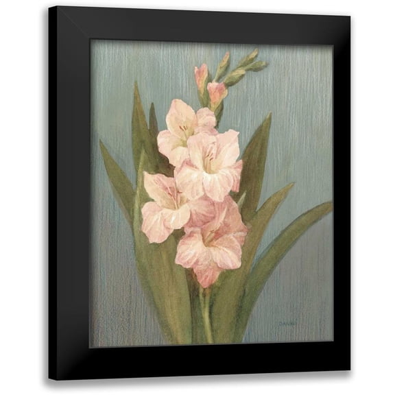 Nai, Danhui 12x14 Black Modern Framed Museum Art Print Titled - August Gladiola